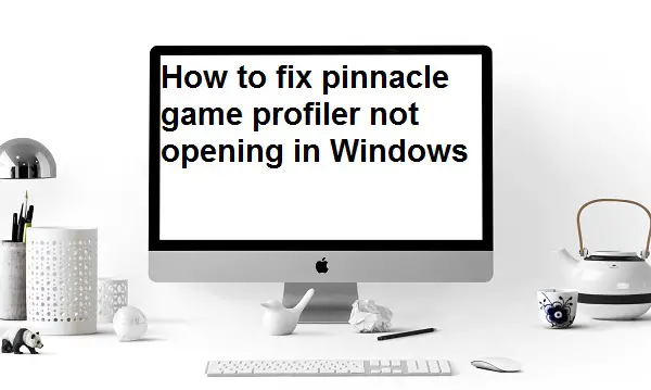 How to fix pinnacle game profiler not opening in Windows?